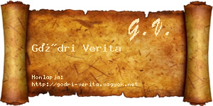 Gödri Verita névjegykártya